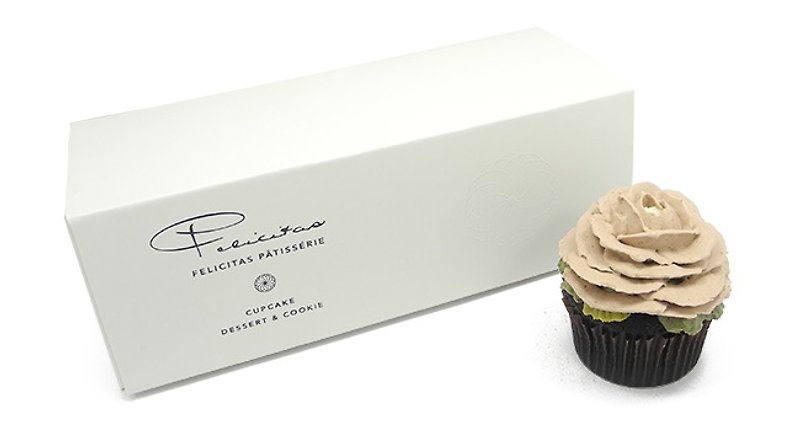 【Felicitas Pâtissérie】Chocolate rose cupcake - อื่นๆ - อาหารสด สีนำ้ตาล