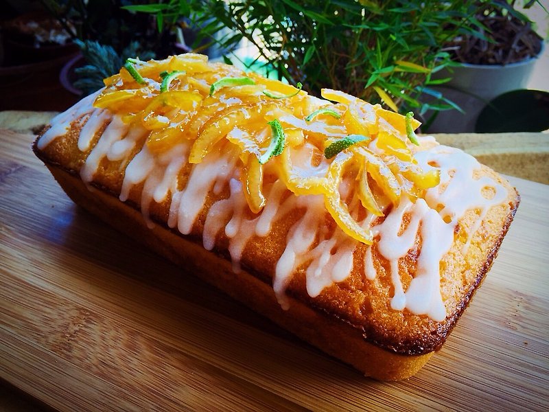 クラシックレモンパウンドケーキのフロスティング - キッシュ・パイ - 食材 オレンジ