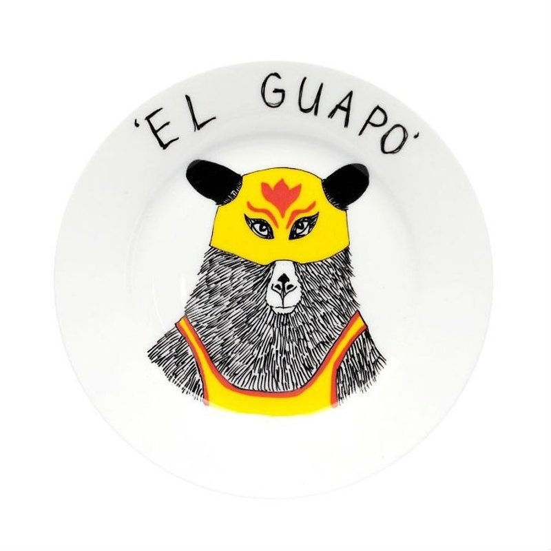 EL guapo 骨瓷餐盤 | Jimbobart - 盤子/餐盤/盤架 - 瓷 白色