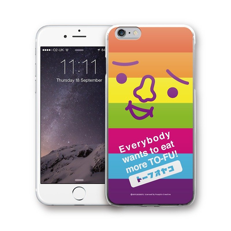 AppleWork iPhone 6/6S/7/8 原創設計保護殼 - 親子豆腐 PSIP-339 - 手機殼/手機套 - 塑膠 多色