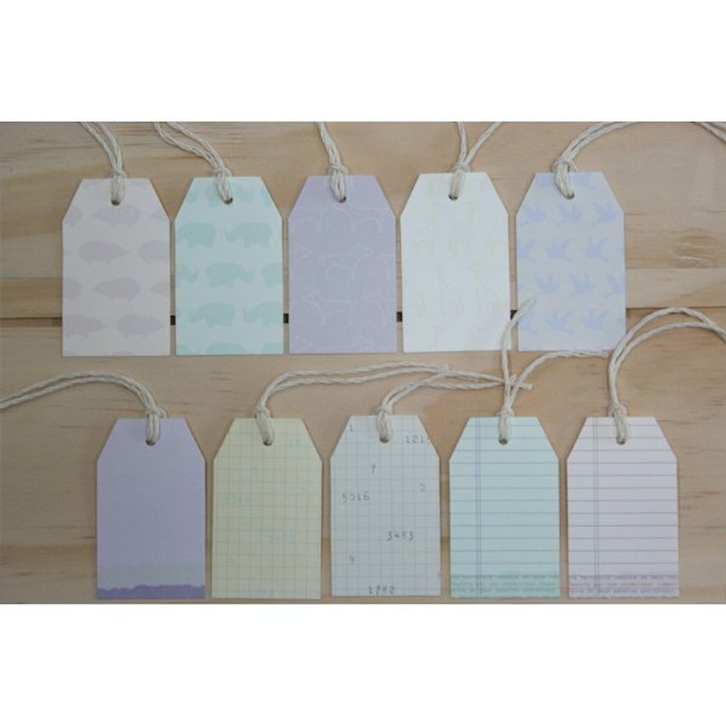 GIFT TAG- POLYGON-B - Cards & Postcards - Paper Multicolor