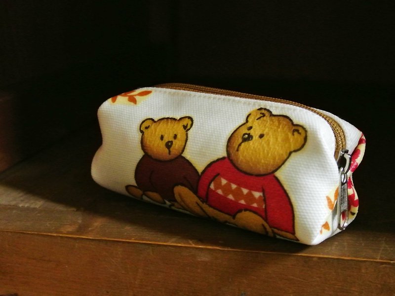 [T - C] Bear handmade purse can hang the bag when the key ring - กระเป๋าใส่เหรียญ - วัสดุอื่นๆ 
