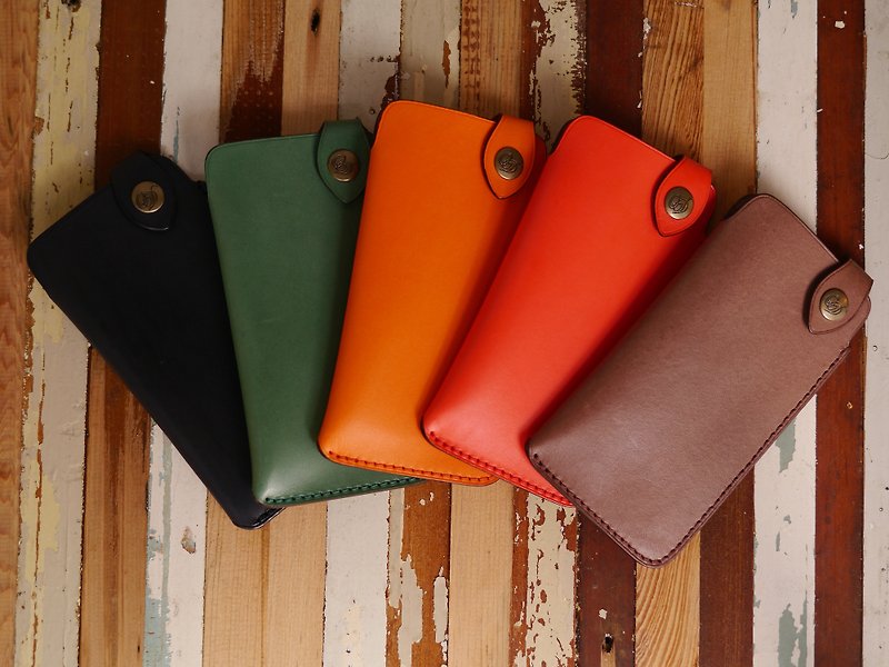 OVERDIGI Macaron cover handmade leather leather case - Other - Genuine Leather 