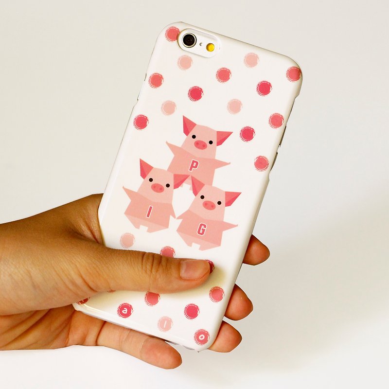 Kalo 卡樂創意iPhone 6 / 6S 保護殼-歡樂拉拉豬 (硬殼) / 手機殼,背蓋,4.7,iPhone 6,手機套 - 手機殼/手機套 - 塑膠 粉紅色