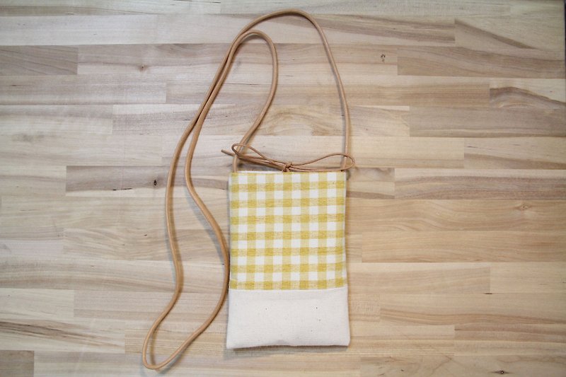 Summer | good to go picnic | yellow a small cell phone bags - Phone Cases - Other Materials Yellow