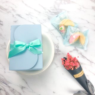 誕生日ギフト カスタマイズ フォーチュン クッキー ハッピーブルーギフト ボックス フォーチュン クッキー スターブラックチョコレート 6個