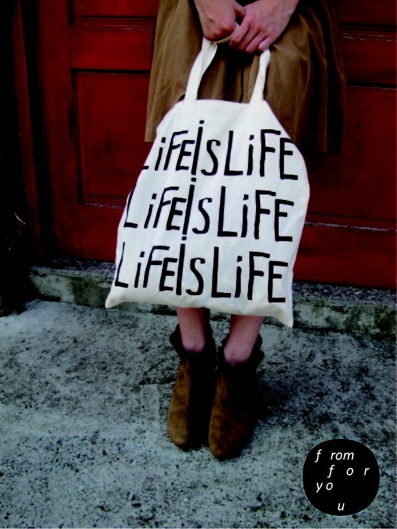 MURMUR系列☟☟☟ Life is life - กระเป๋าแมสเซนเจอร์ - วัสดุอื่นๆ ขาว