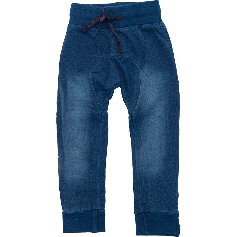 [Nordic children's wear] organic cotton imitation jeans _ blue - กางเกง - ผ้าฝ้าย/ผ้าลินิน 
