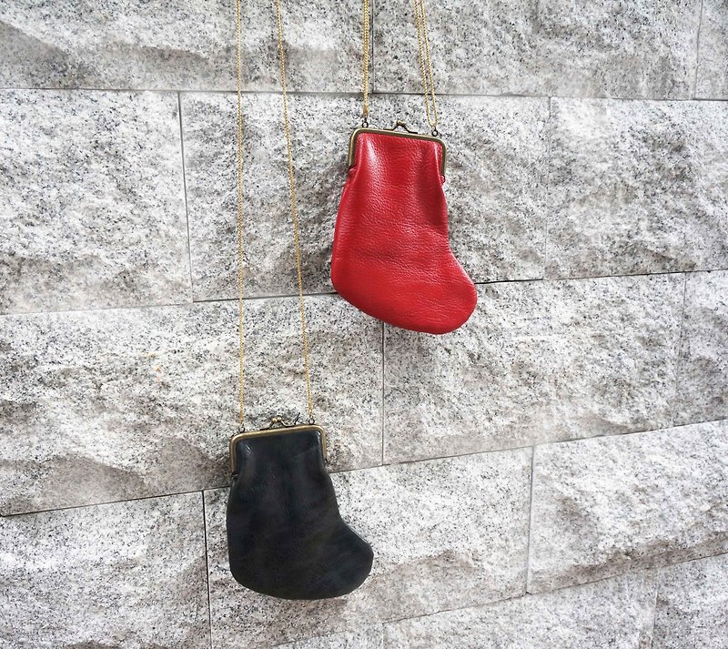 Sienna socks small mouth gold bag~ - Other - Genuine Leather Red