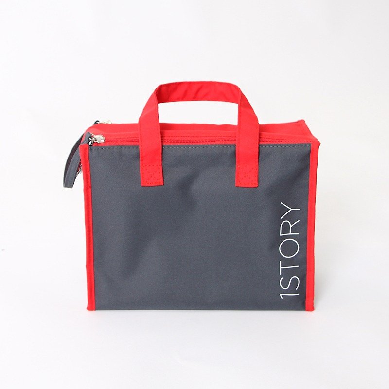 Cold storage bag (small). Dark gray ╳ red - อื่นๆ - วัสดุอื่นๆ สีเทา