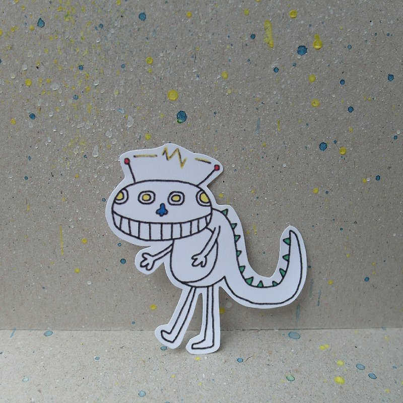 There are monsters !!! - Stickers - Paper Multicolor