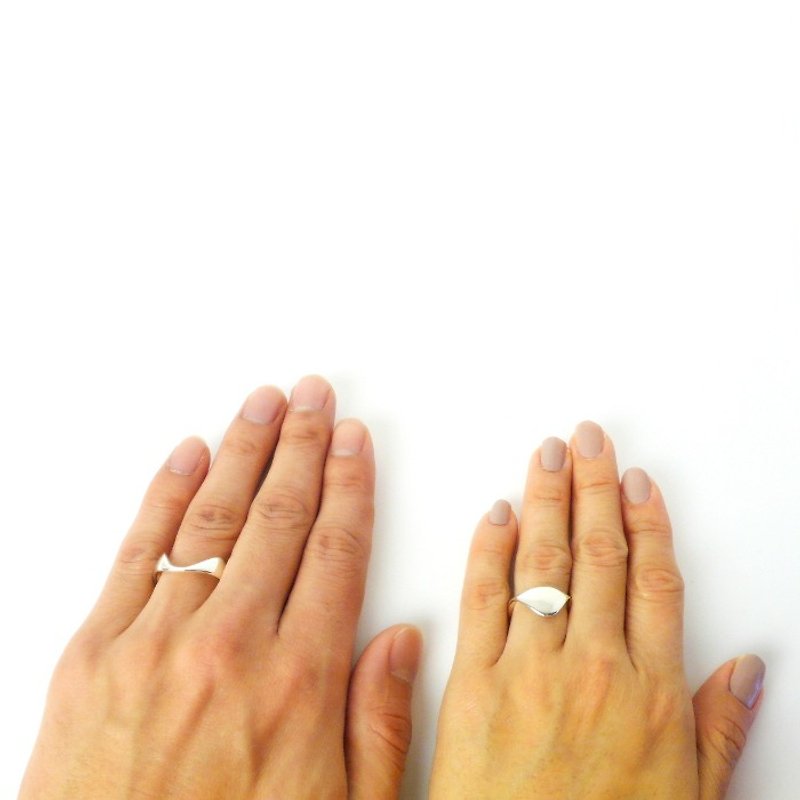 MOUNT 情侶戒指 - 戒指 - 其他金屬 灰色
