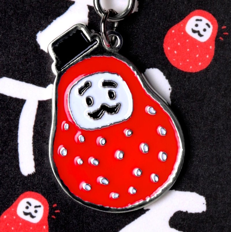 Don't fall, don't fall! Key ring - Keychains - Other Materials Red