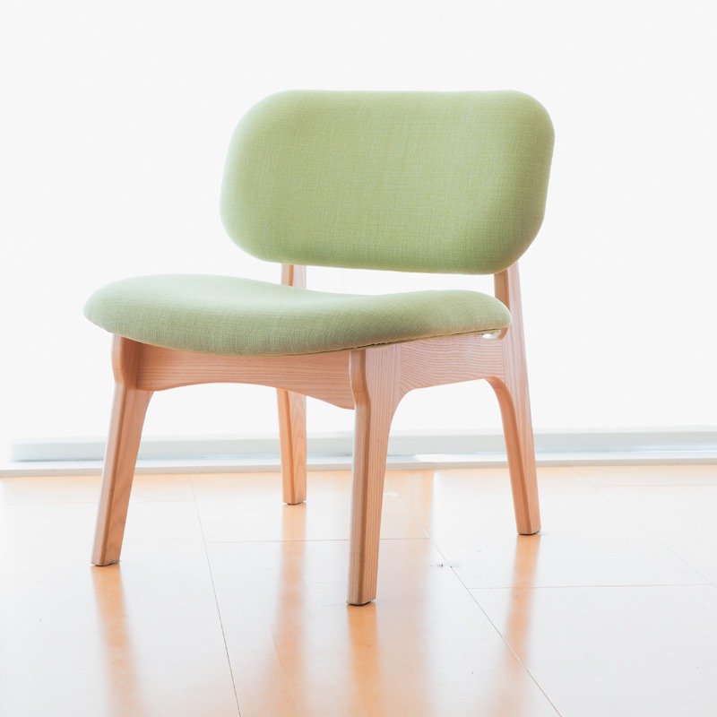 【有情門】經典設計款 _ 實木家具：自然色・羅德列克-單人椅 - 椅子/沙發 - 木頭 綠色