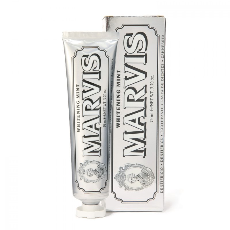 MARVIS 亮白薄荷牙膏 Whitening Mint - 75 ml. / 3.7 oz. - 香氛/精油/擴香 - 其他材質 白色