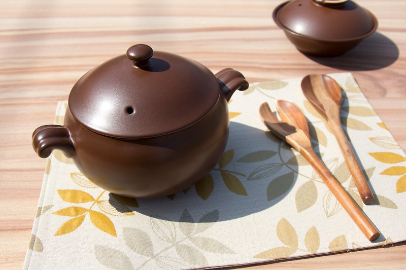[VIVA] ● energy health energy ceramic pot fubao - Coffee - เครื่องครัว - วัสดุอื่นๆ สีนำ้ตาล