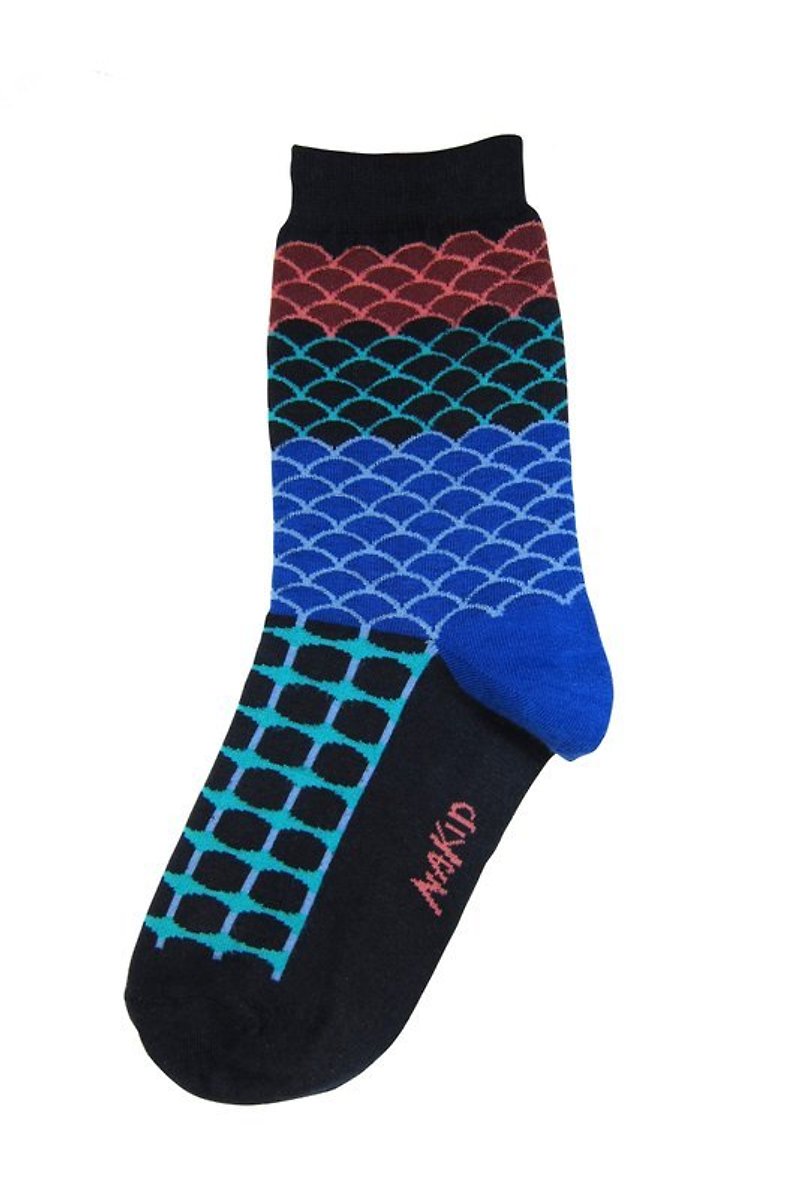 『台灣保育動物_藍腹鷴_NAKID 13SS_SOCKS_襪子』 - Socks - Other Materials Blue