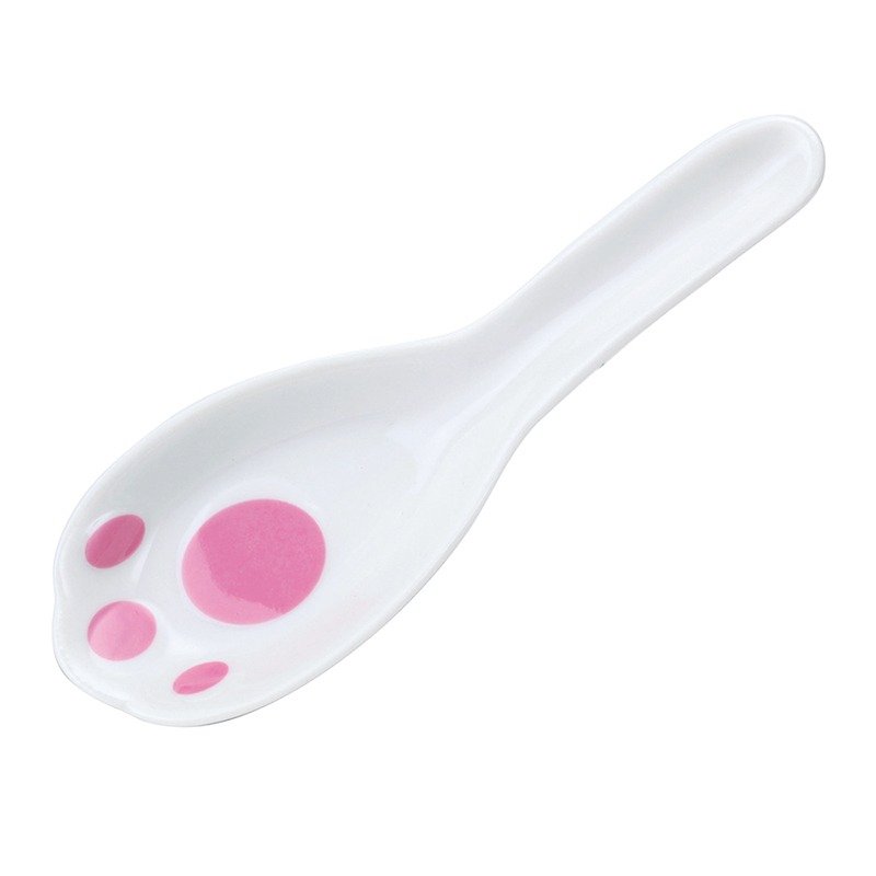 sunart 湯匙 - 貓咪 - 刀/叉/湯匙/餐具組 - 其他材質 粉紅色