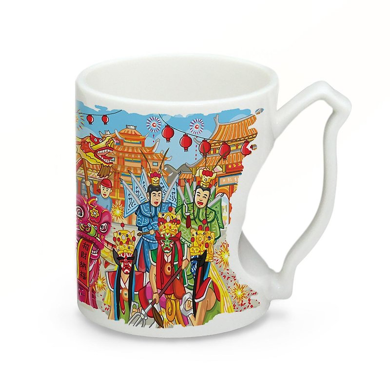 Taiwan Special Series Mug - Temple Fair - Mugs - Other Materials 