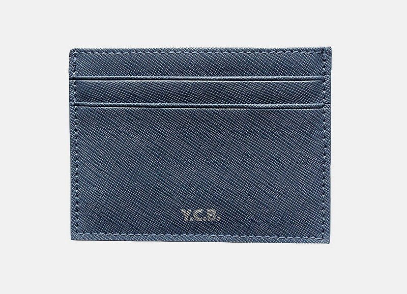 Leather Cardholder Bering Sea - Wallets - Genuine Leather Blue