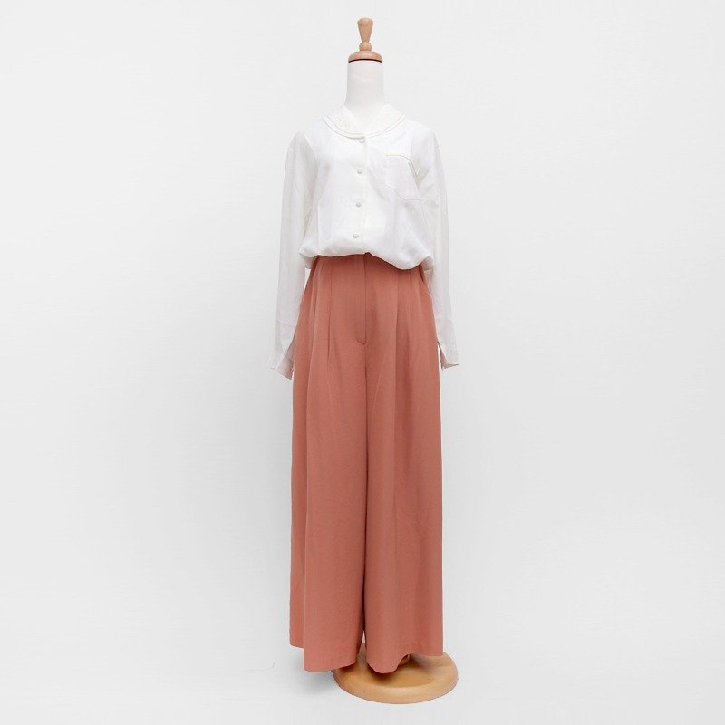 │moderato│ pink loose temperament retro vintage skirts │ Forest. England. Art youth - กางเกงขายาว - วัสดุอื่นๆ สึชมพู