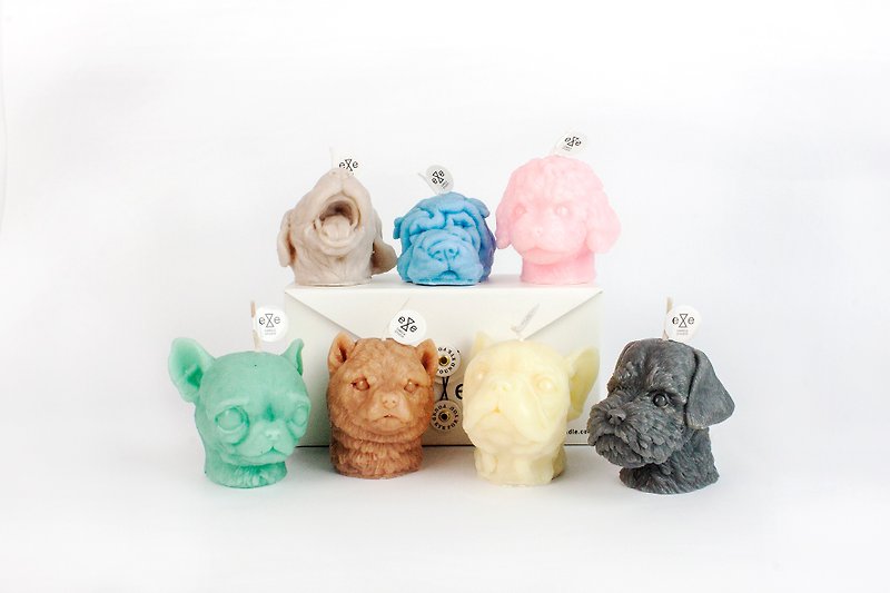 Puppy Scented Candles. (a box for 2) - Candles & Candle Holders - Paper 