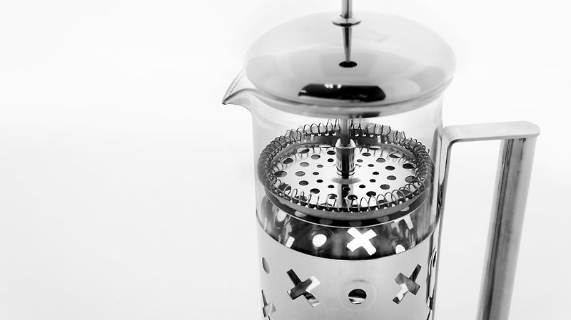 City view French pressure filter pot/tea maker 500ml - เครื่องครัว - โลหะ 