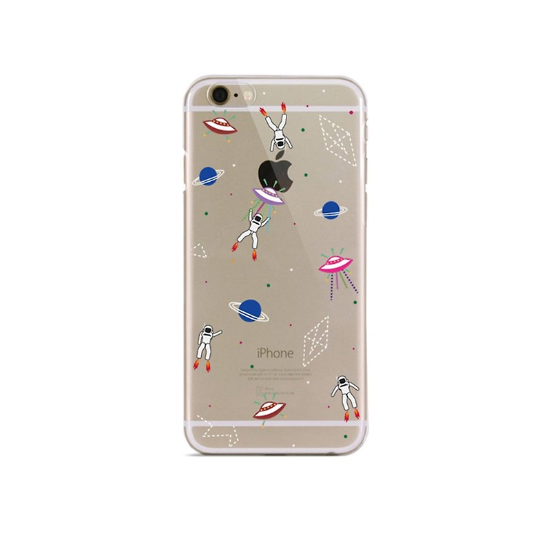女孩寓所 :: Artshare x iphone 6 plus 透明手機殼-太空人 - 手機殼/手機套 - 塑膠 藍色