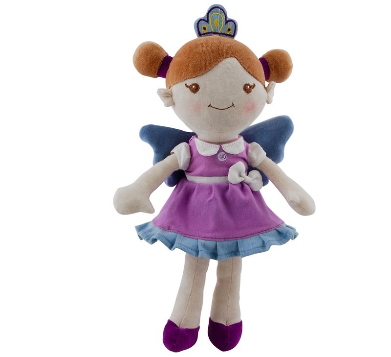 American MyNatural Good Earth Fairy guardian earth fairy-brown hair princess - Kids' Toys - Cotton & Hemp Purple