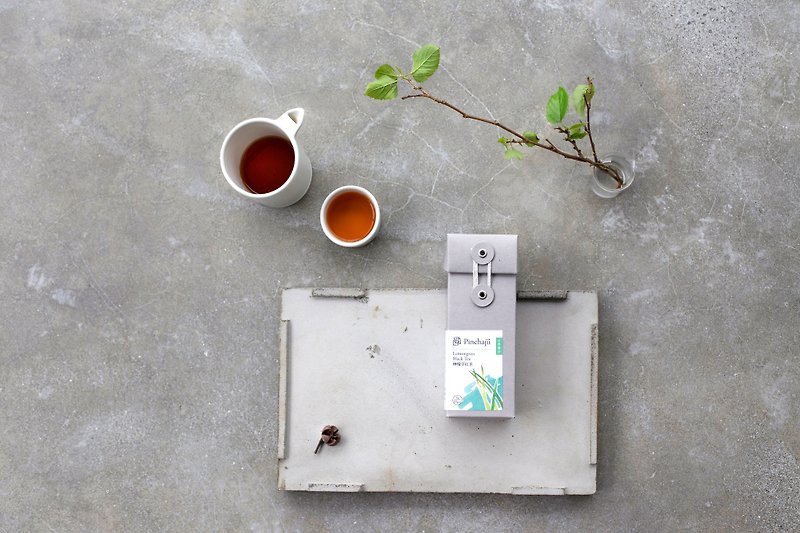 【自然複方茶包系列】檸檬草紅茶 - 茶葉/茶包 - 新鮮食材 灰色