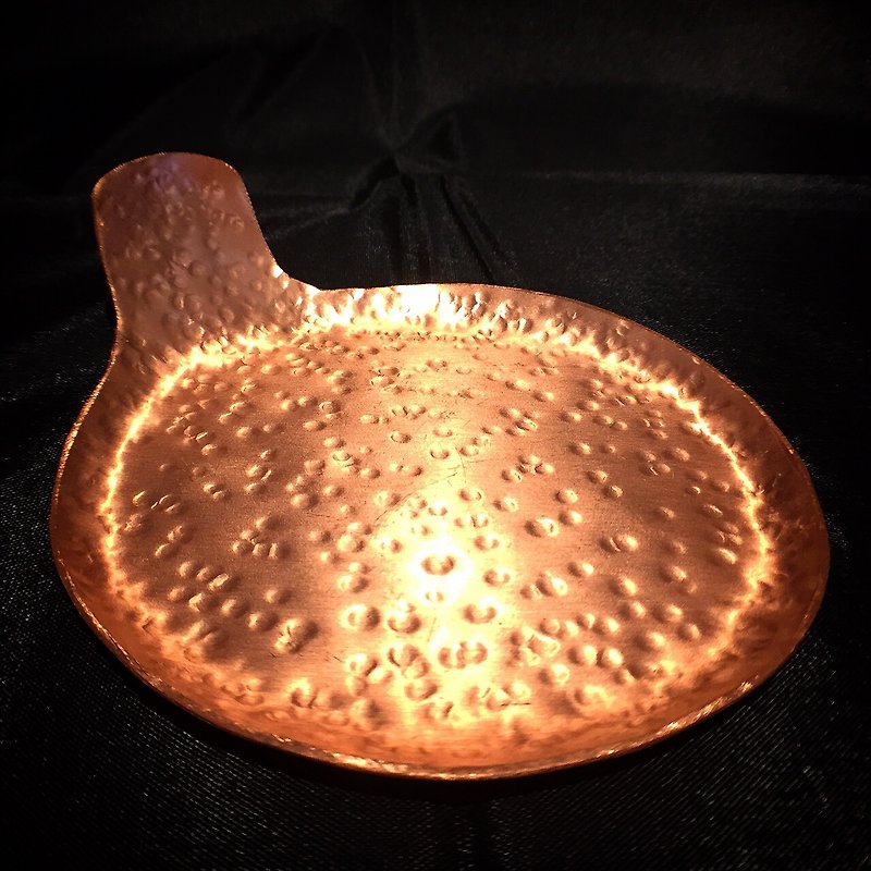 Hand-made metalworking coaster Rose Gold - Coasters - Other Metals 
