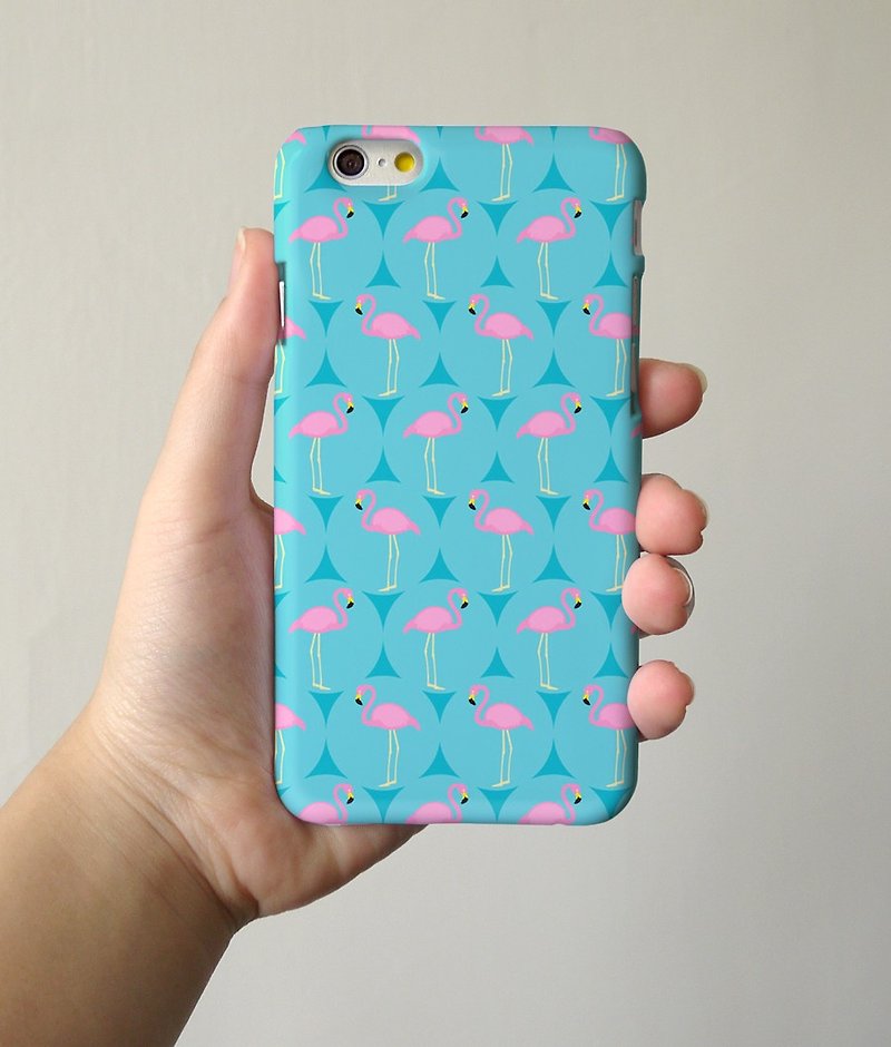 turquoise pink flamingo 3D Full Wrap Phone Case, available for  iPhone 7, iPhone 7 Plus, iPhone 6s, iPhone 6s Plus, iPhone 5/5s, iPhone 5c, iPhone 4/4s, Samsung Galaxy S7, S7 Edge, S6 Edge Plus, S6, S6 Edge, S5 S4 S3  Samsung Galaxy Note 5, Note 4, Note 3, - Phone Cases - Plastic Multicolor