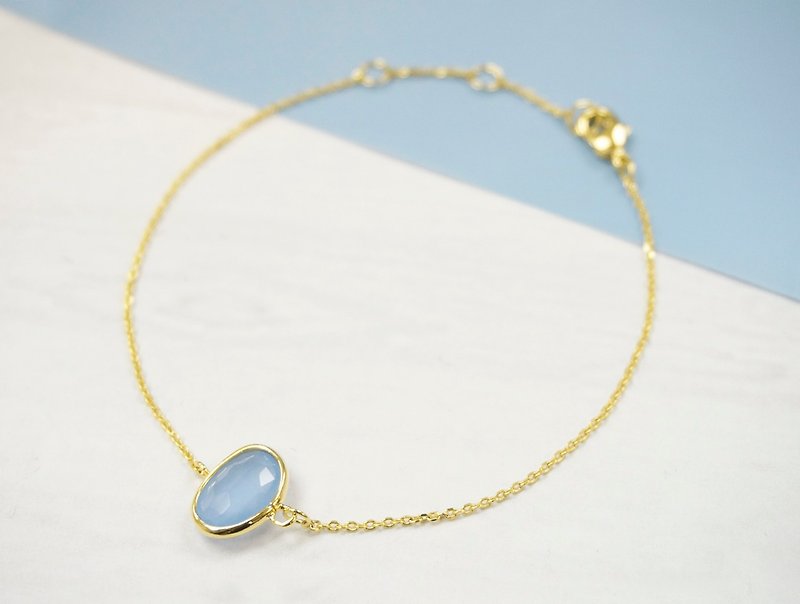Edith & Jaz • Birthstone Collection - Lavender Quartz Bracelet (January) - Bracelets - Gemstone Blue