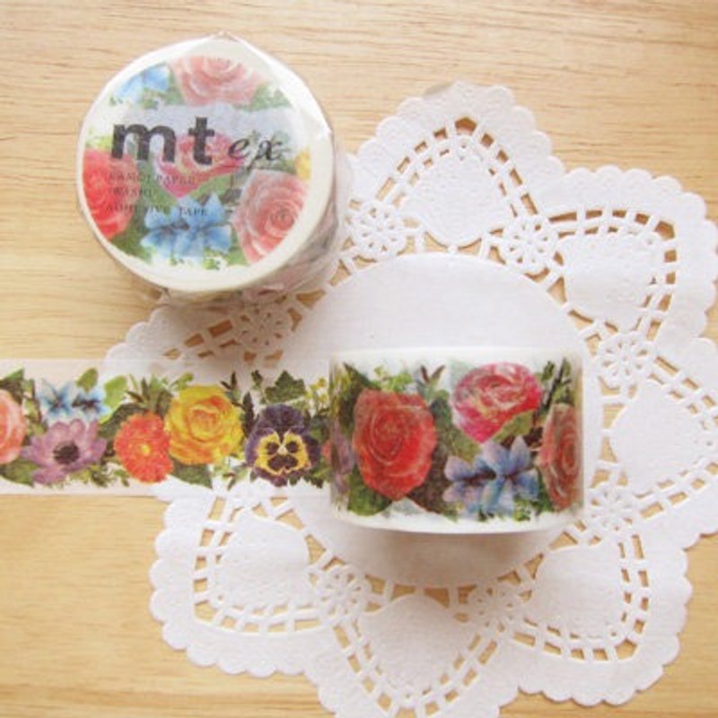 mt and paper tape mt ex [Garden (MTEX1P29)] finished product production - Washi Tape - Paper Multicolor