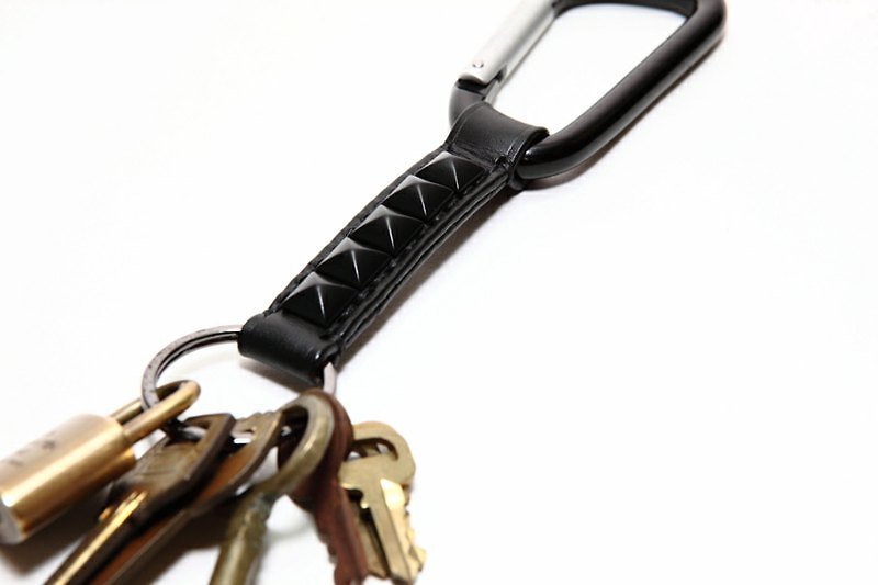 The Black Rivet-KEY HOLDER key ring - Charms - Other Materials Black