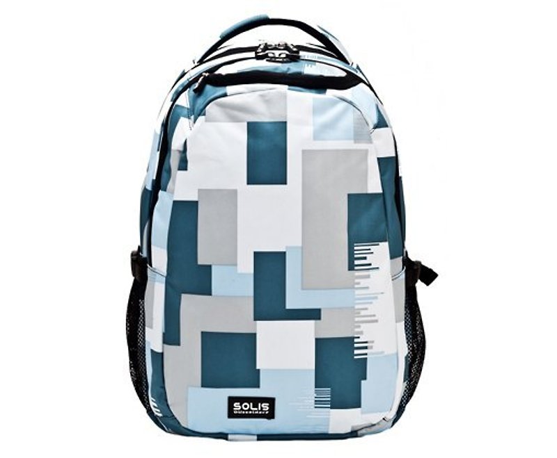 SOLIS Camouflage Laptopt Backpack - กระเป๋าแล็ปท็อป - เส้นใยสังเคราะห์ หลากหลายสี