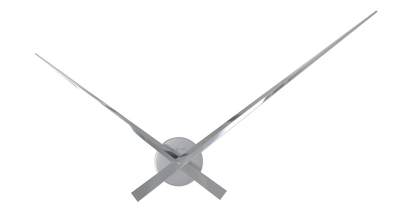 NeXtime - Hands Silver Pointer Clock - นาฬิกา - โลหะ สีเทา