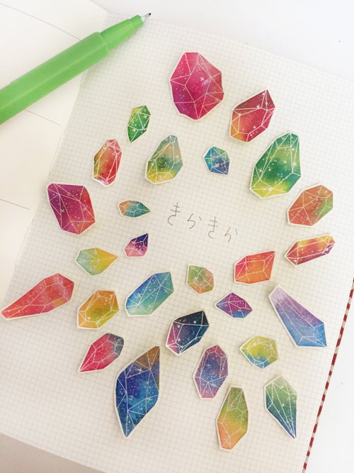 Xinghai mineral integrated taste stickers -27 into +3 random