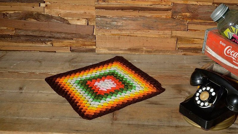 普普風手工編織毯 - 棉被/毛毯 - 其他材質 多色