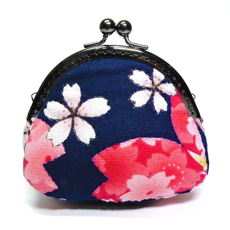 Coliday✖️綺絲 ●櫻花●口金包零錢包 - 散紙包 - 其他材質 藍色