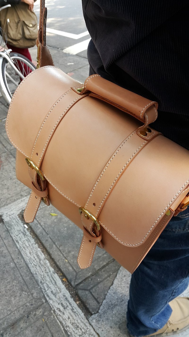 [Koike Yin Office] Leather bag/handbag/school bag/backpack/handmade leather/koike exclusive order - อื่นๆ - หนังแท้ 