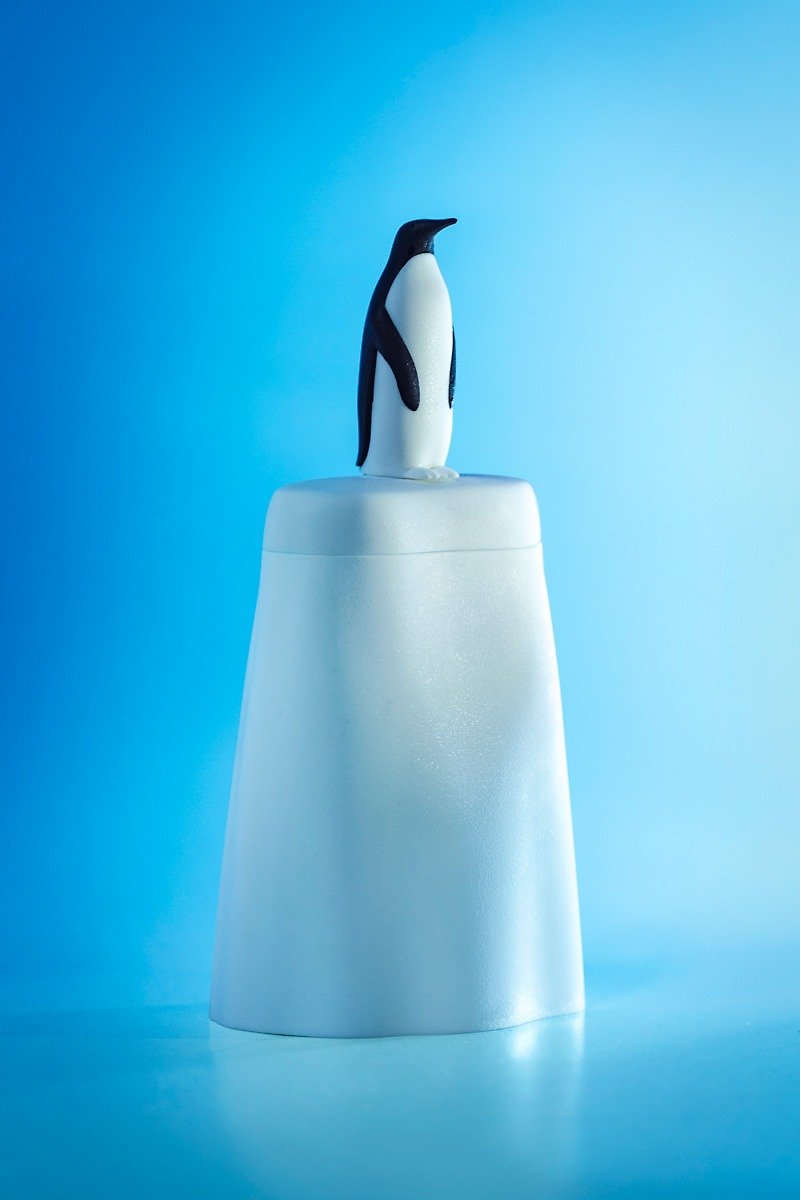 QUALY Icefield Penguin-Popsicle Box - Cookware - Plastic White