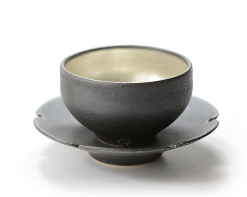 Kurekure black 釉銀 Aya tea - Bar Glasses & Drinkware - Porcelain Black