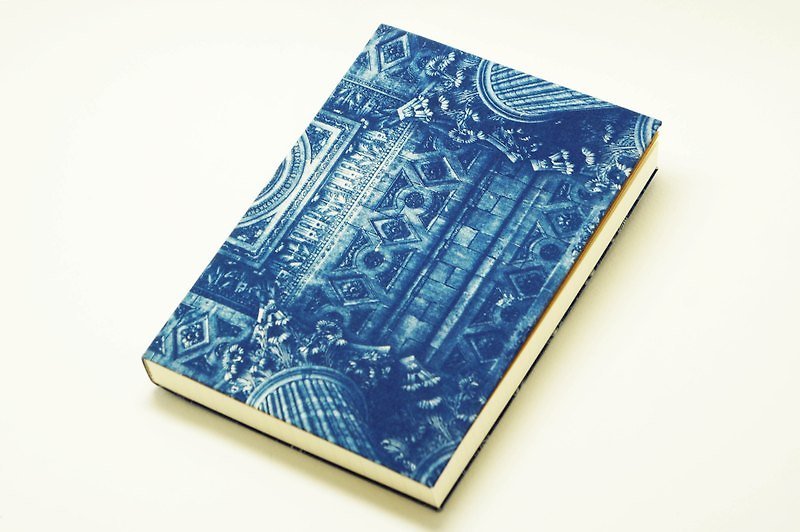 Handmade Blue Sun Notebook-Xianxian Zenith - สมุดบันทึก/สมุดปฏิทิน - กระดาษ สีน้ำเงิน