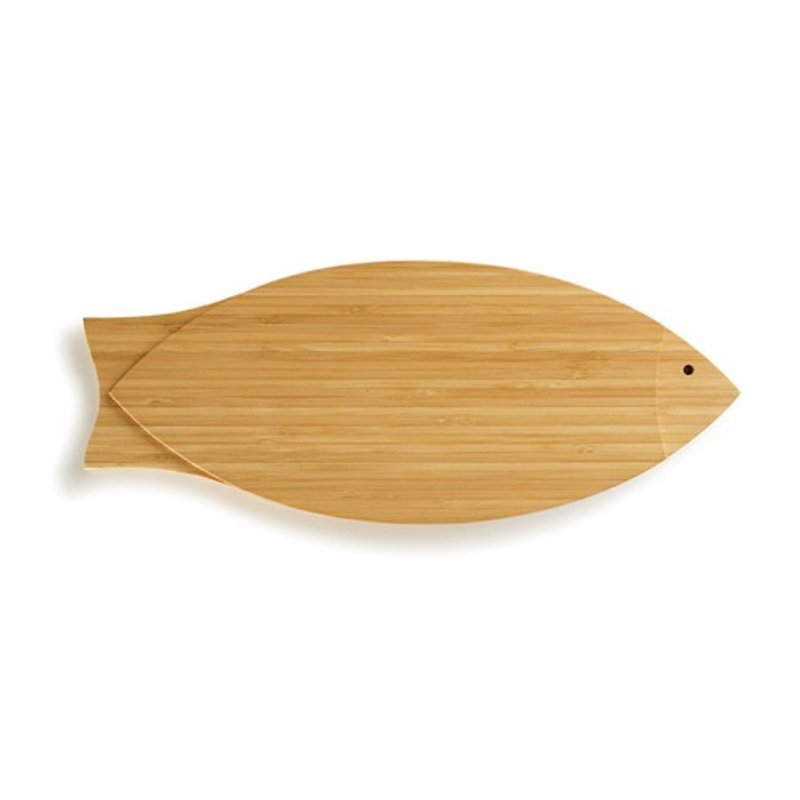 Bambu │fish platter - จานเล็ก - ไม้ไผ่ สีนำ้ตาล