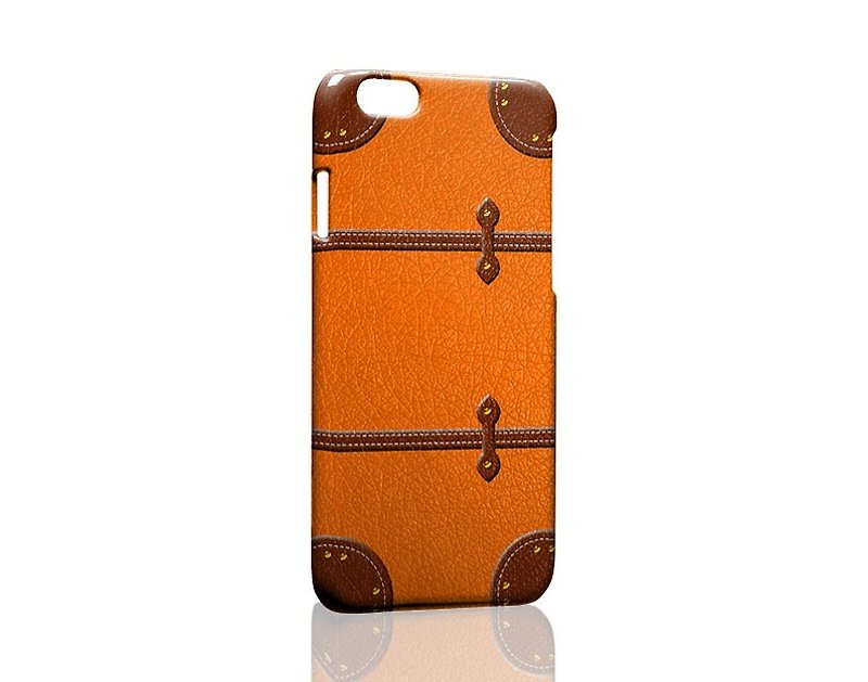Orange suitcase iPhone X 8 7 6s Plus 5s Samsung S7 S8 S9 phone case - เคส/ซองมือถือ - พลาสติก สีส้ม