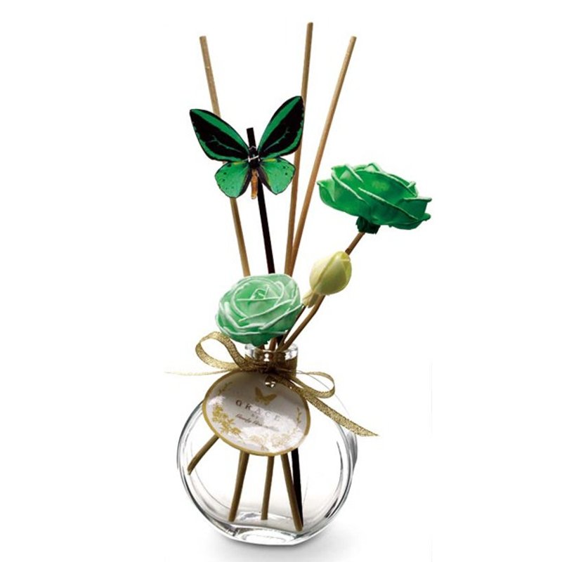 Japan GoodyGrams PAPILLON DIFFUSER butterfly and flower fragrance green group (sweet temptations) - Fragrances - Other Materials Green