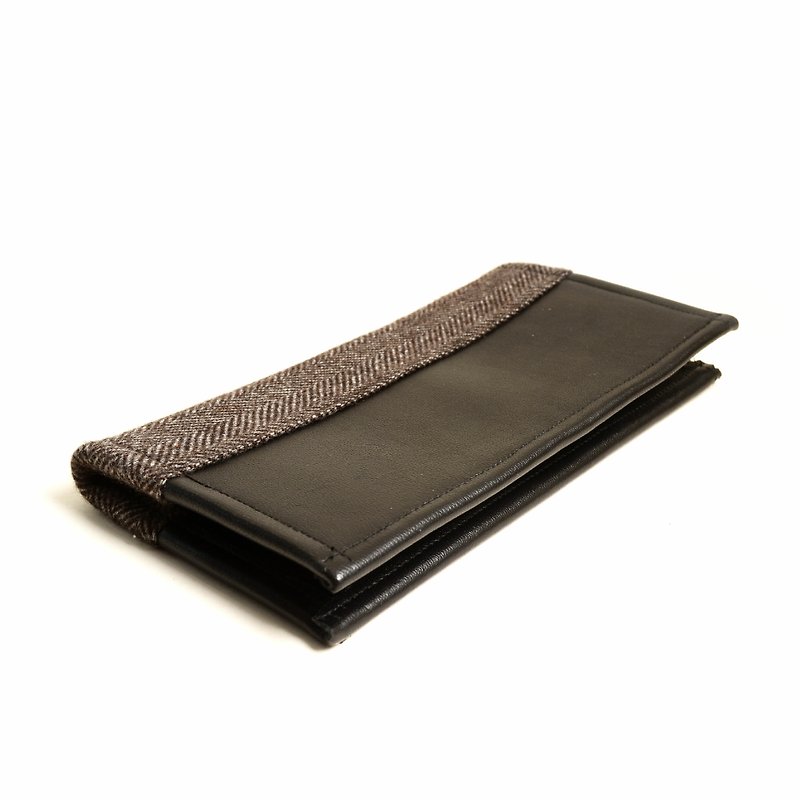【手工娘子漢】英國紳士的囊中物 長夾  - Wallets - Genuine Leather Black