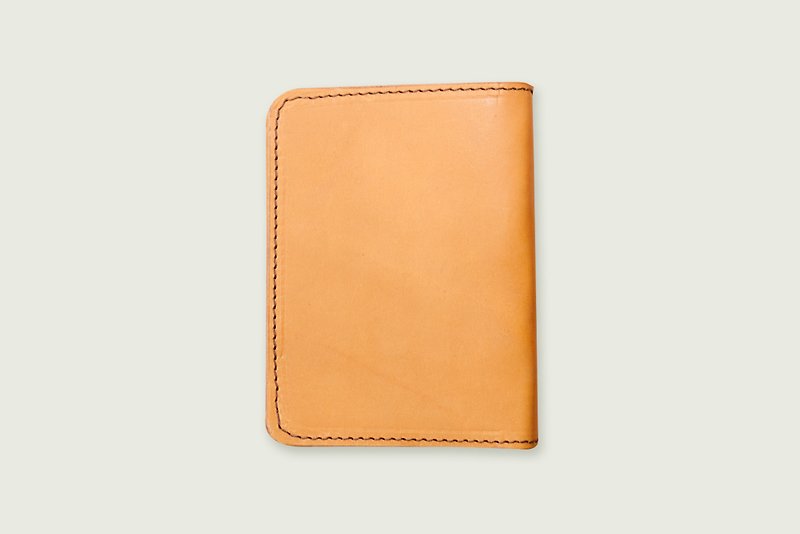 Dreamstation Leather Institute, European vegetable-tanned leather handmade leather passport holder, passport book, all handmade leather! Clearance price - Passport Holders & Cases - Genuine Leather Orange