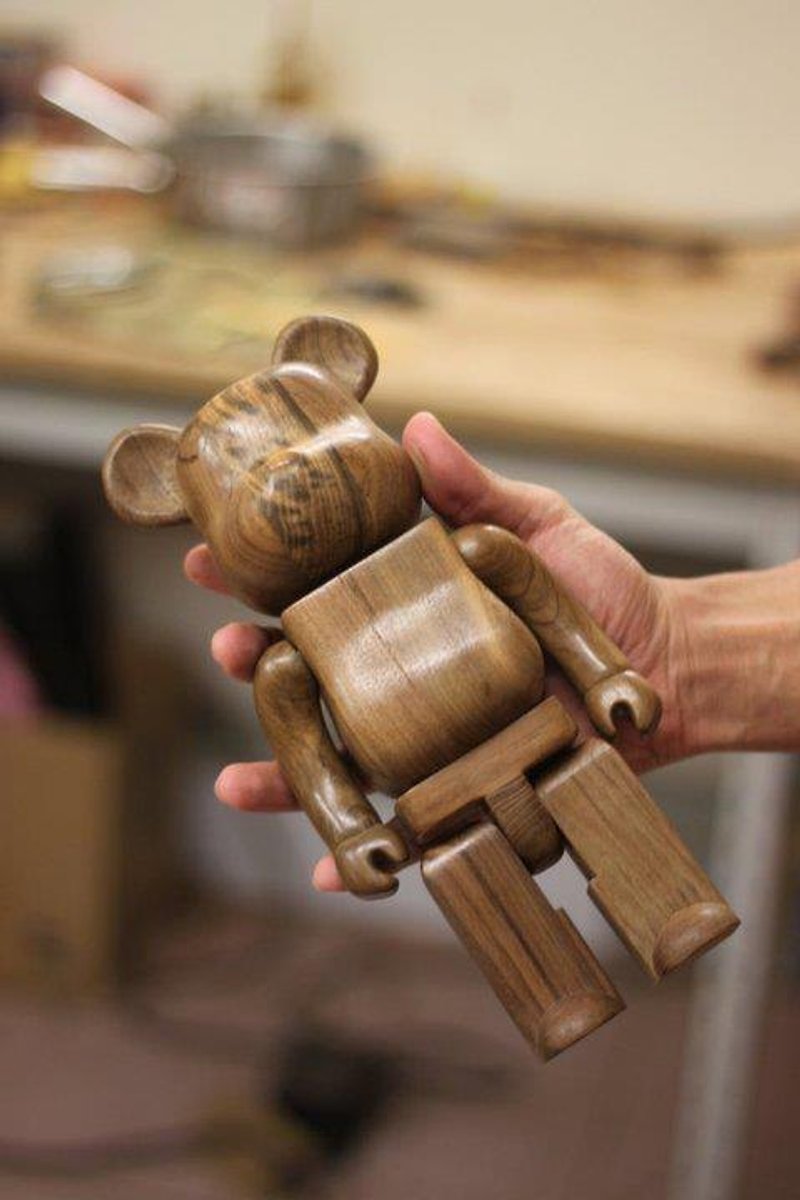 手作りの木製人形 - その他 - 木製 ブラウン